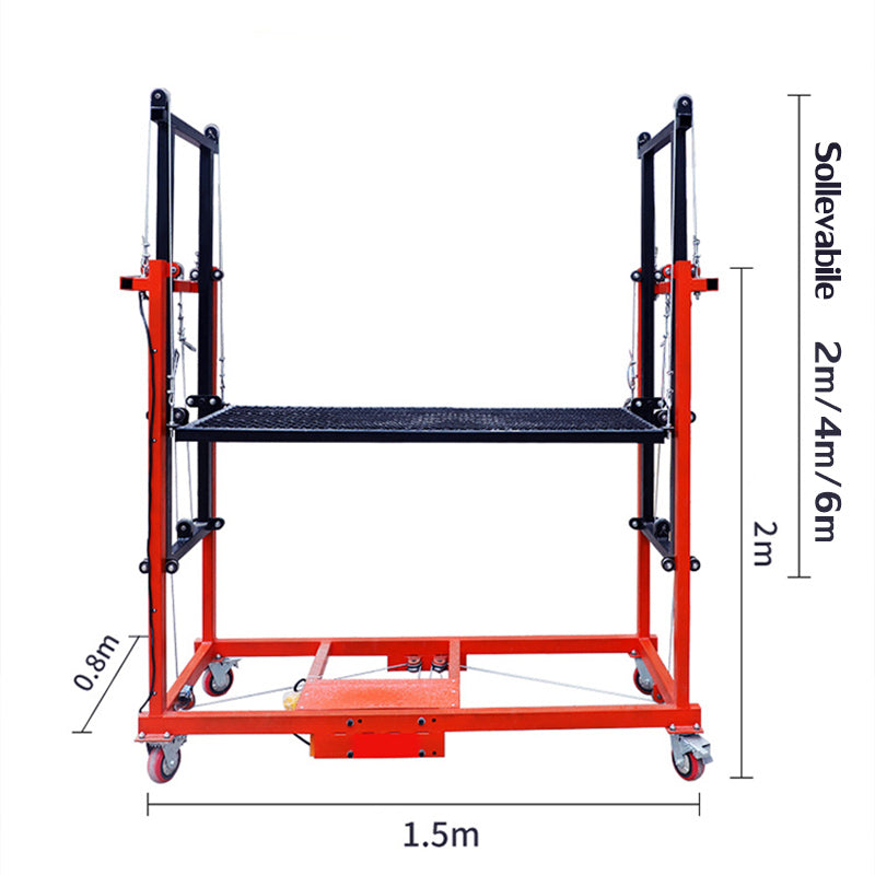 Andaime Elevável-6M Elevável (Carga 500kg)