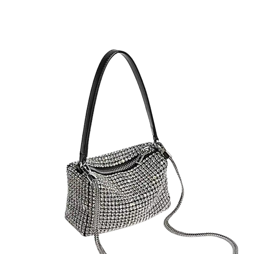 Bolsa Hobo de Ombro de Luxo Em Diamante 2022