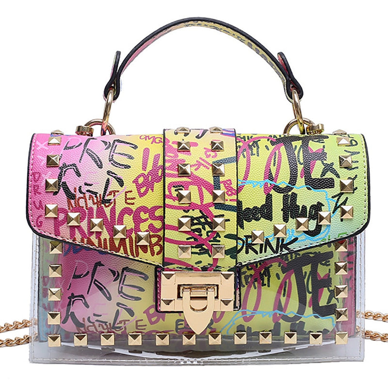 Bolsa Em Design De Graffiti